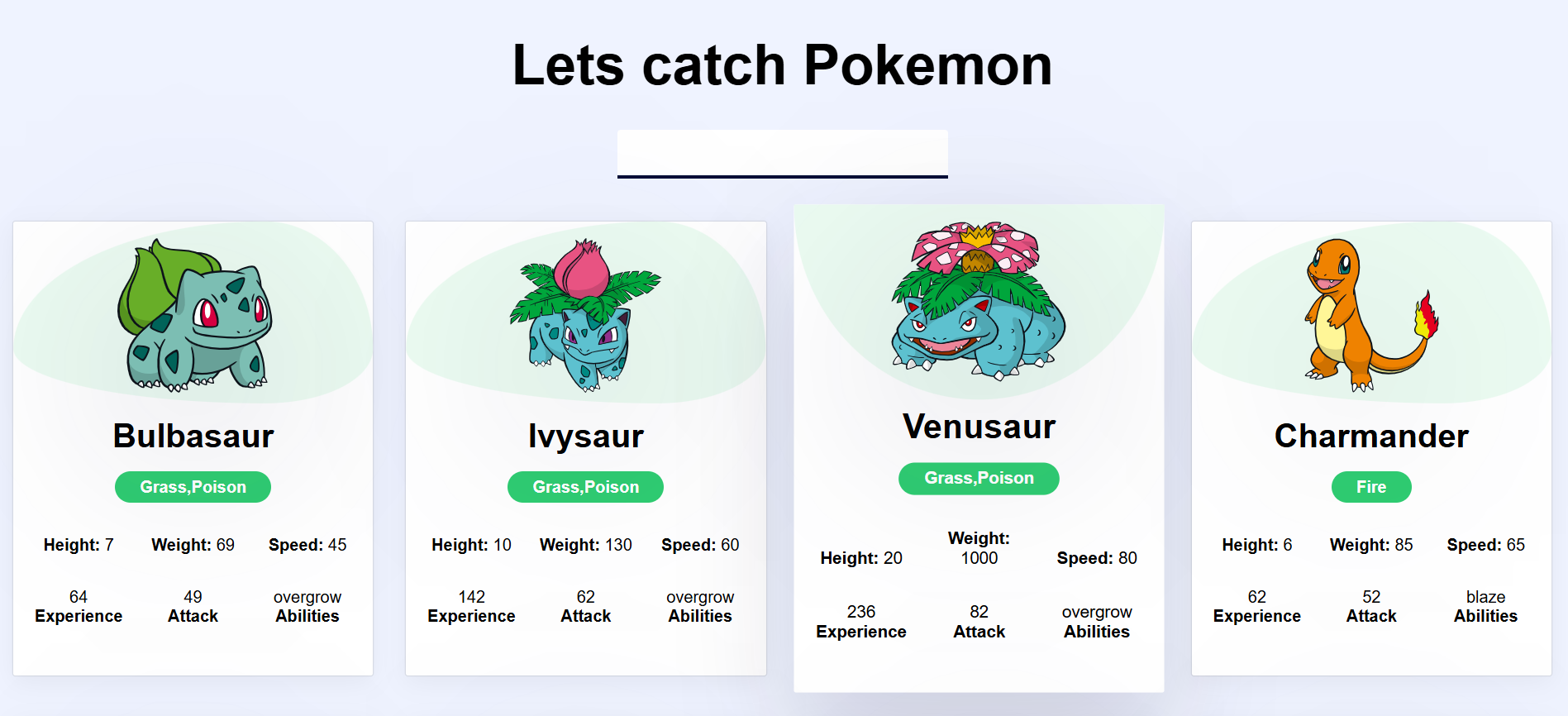 Search Pokemon